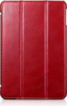 iCarer - iPad mini 5 / iPad mini (2019) Hoes - Smart Book Case Echt Leer Rood