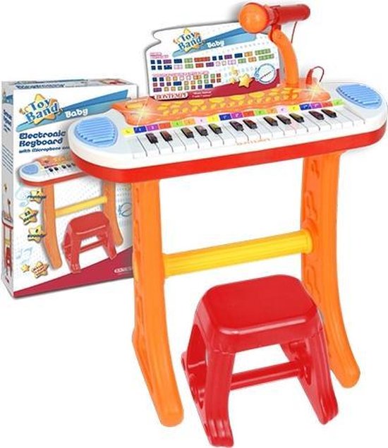 Bontempi Keyboard Toyband Met Microfoon En Lichteffecten