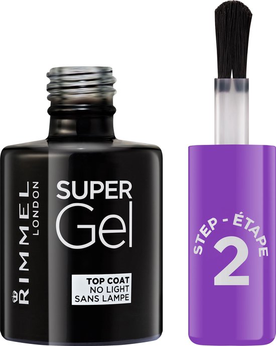 Rimmel London SuperGel Gel Nagellak Top Coat - 00 Transparant