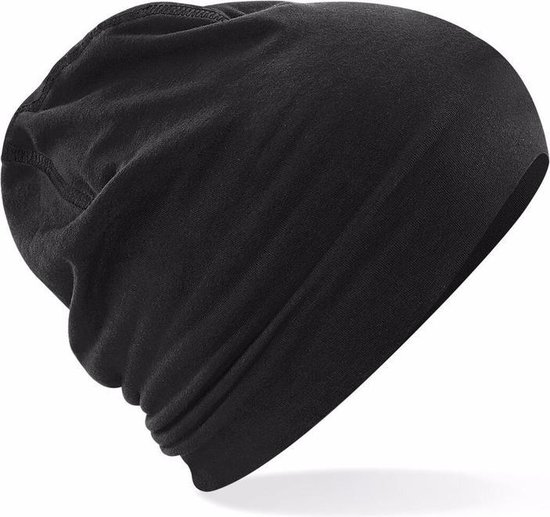 Bonnet en coton noir pour homme