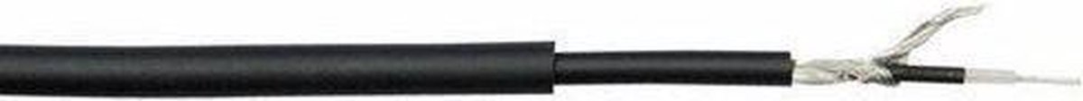 DAP Audio LC-126B Ongebalanceerde Studio kabel, Zwart, 100 meter op rol