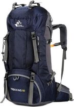 Backpack 50 liter - Travel Rugzak - Lichtgewicht - Blauw