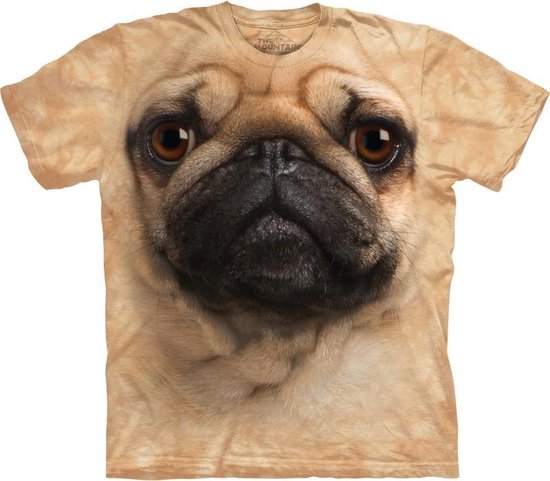 vrouwelijk Doordeweekse dagen Huisje Honden T-shirt Mopshond voor volwassenen 44/56 (2XL) | bol.com