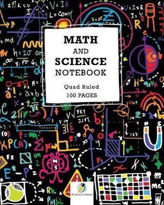 Math and Science Notebook Quad Ruled 100 Pages - cover