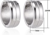 Oorring RVS Oorringen Roestvrij Staal - Zilver