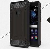 Armor Hybrid Case Huawei P10 Lite - Zwart