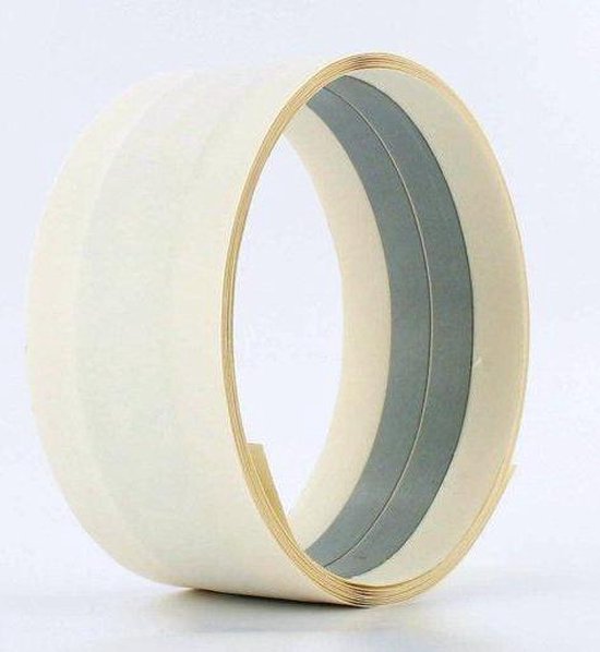 TechnoTape Metal-Cornerband Staal Wit/Zilver 50 mm (x 30 meter) - Techno Tape