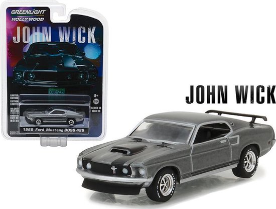 Greenlight Collectibles John Wick Ford Mustang - Modelauto 1969