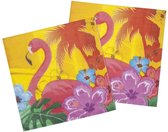 Hawaii Servetten Flamingo 12 stuks