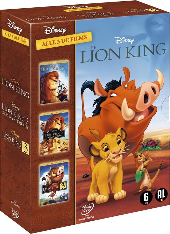 Discipline String string spijsvertering Lion King Trilogy, The (Dvd) (Dvd) | Dvd's | bol.com