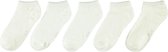 Name it Meisjes 5 pack sokken - Bright White - Maat 34/36