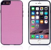 Crocodile TPU/PU Leren Softcase iPhone 6(s) plus - Roze