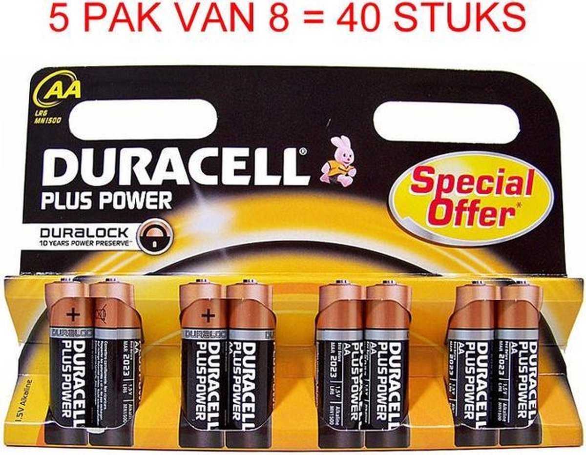 Duracell AA Plus Power Batterijen