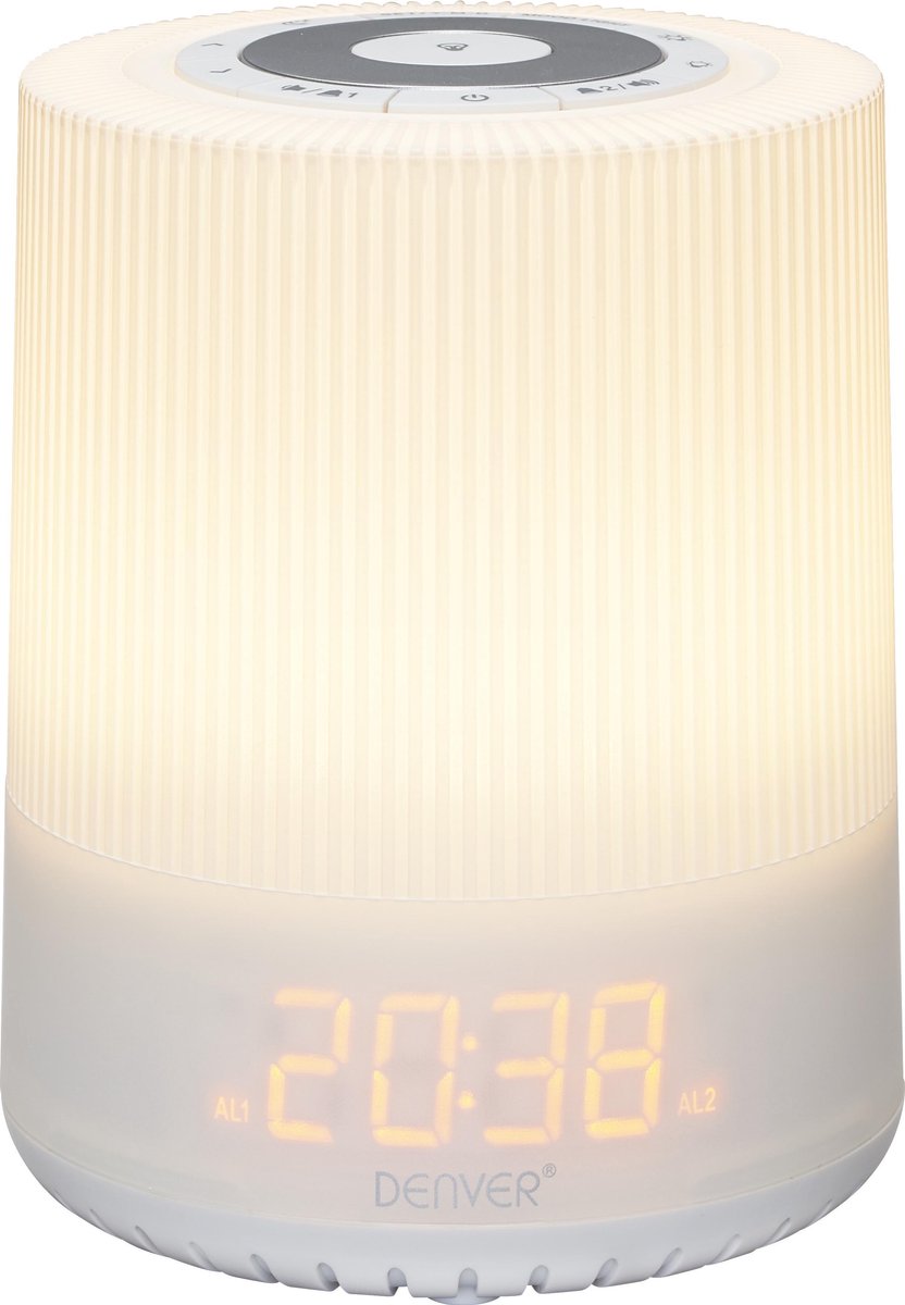 Denver CRL350 Wakeup light Wekkerradio Moodlight Klokradio