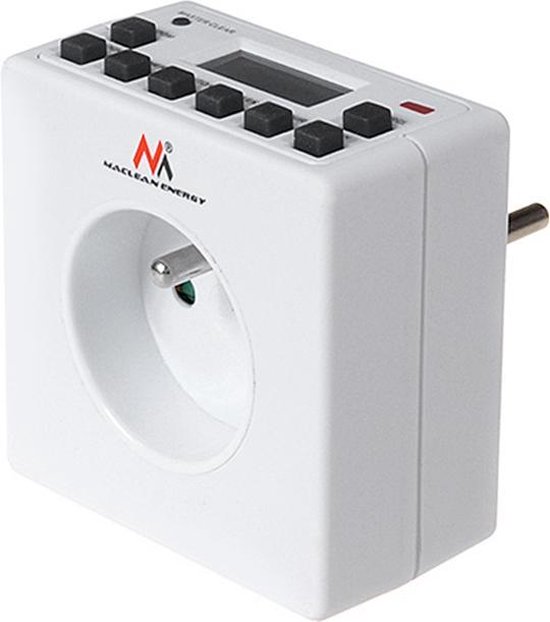 Maclean MCE30 - Programmeerbare digitale timer met Penaarde - 3600W