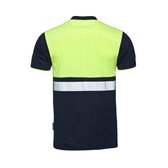Santino Hivis t-shirt Hannover - 120149 - navy  / fluor geel - maat XXL