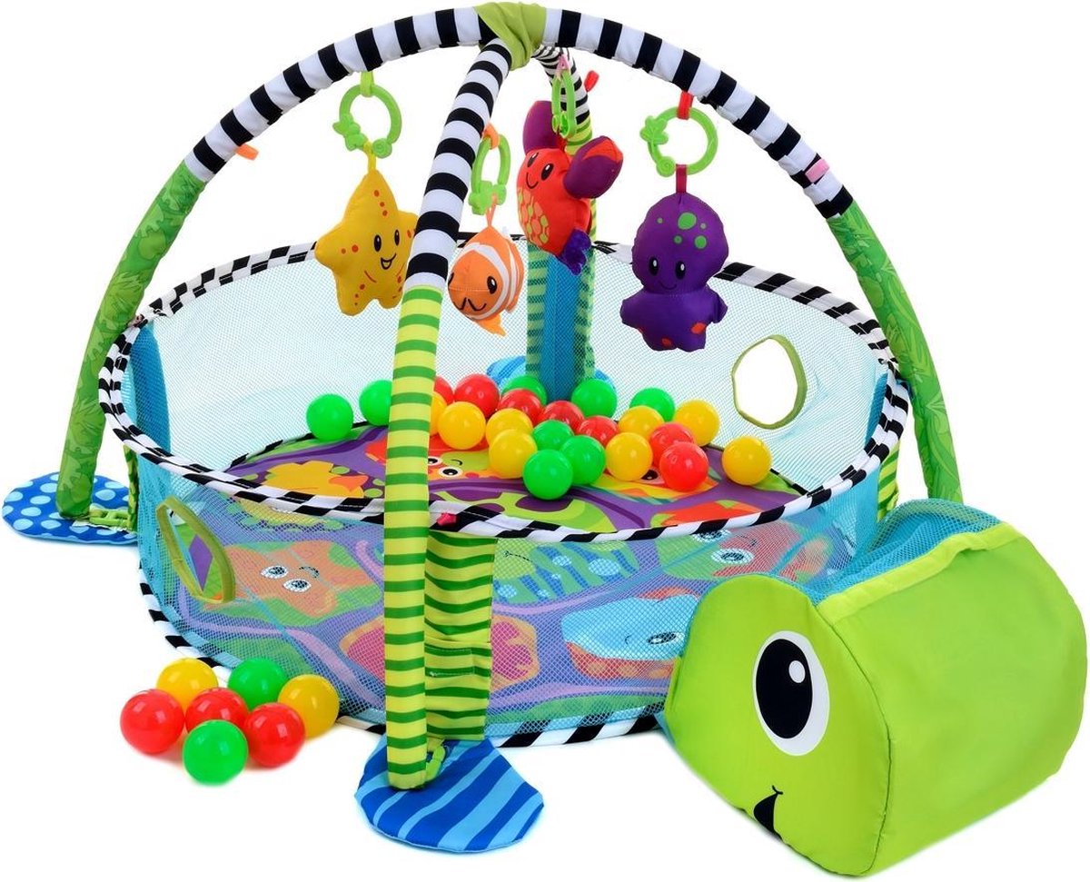 Babygym Speelkleed met boog , Speelmat , ballenbak Ball Pit Activity