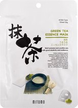 Mitomo Green Tea Gezichtsmasker - Gezichtsmasker Verzorging - Face Mask Beauty - Face Mask Japans - Gezichtsverzorging Dames - Japanse Gezichtsmaskers - Rituals Skincare Sheet Mask - 4 Stuk