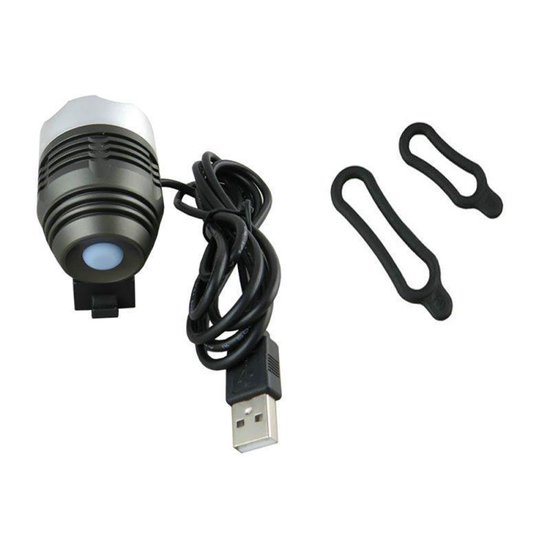 1200 lumen MTB/race LED koplamp set CREE T6 USB aansluiting - EXTREEM veel licht - 100 meter- met 10.000mAh LiPo Powerbank en handig frametasje — afbeelding 3