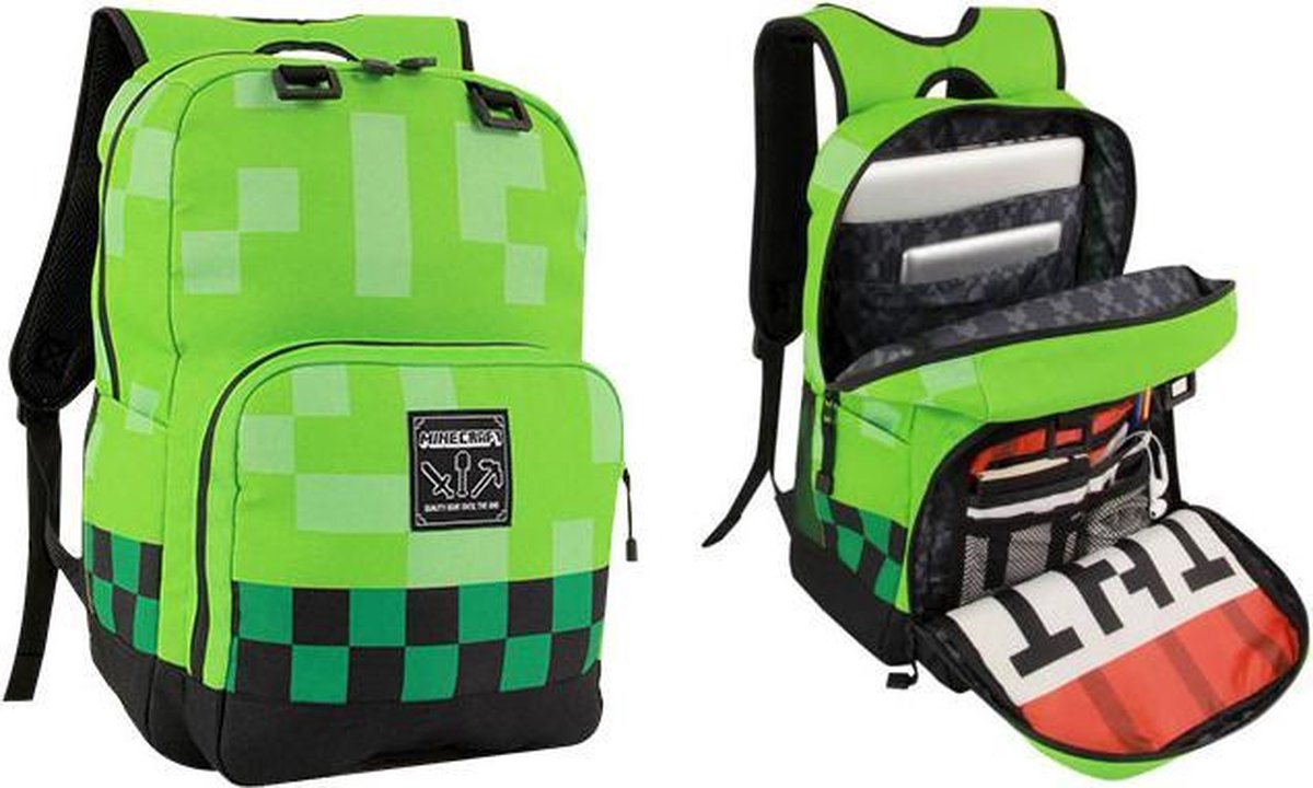 Minecraft - Backpack - Groen 44 cm |