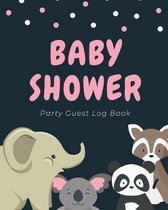 Baby Shower Party Guest Log Book