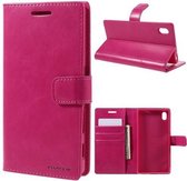 Mercury Blue Moon Wallet Case hoesje Sony Xperia Z5 roze