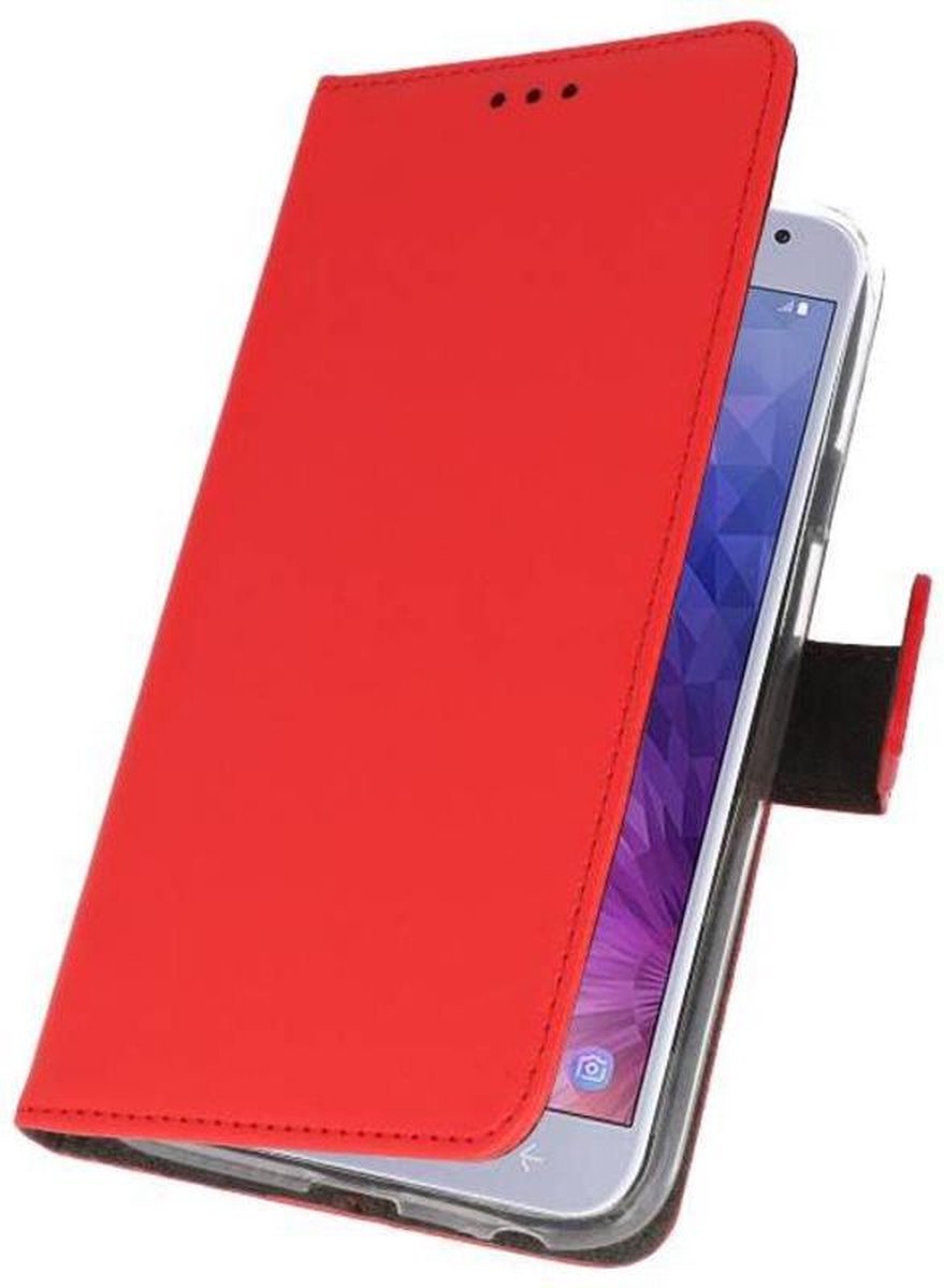 Bestcases Pasjeshouder Telefoonhoesje Samsung Galaxy J4 (2018) - Rood