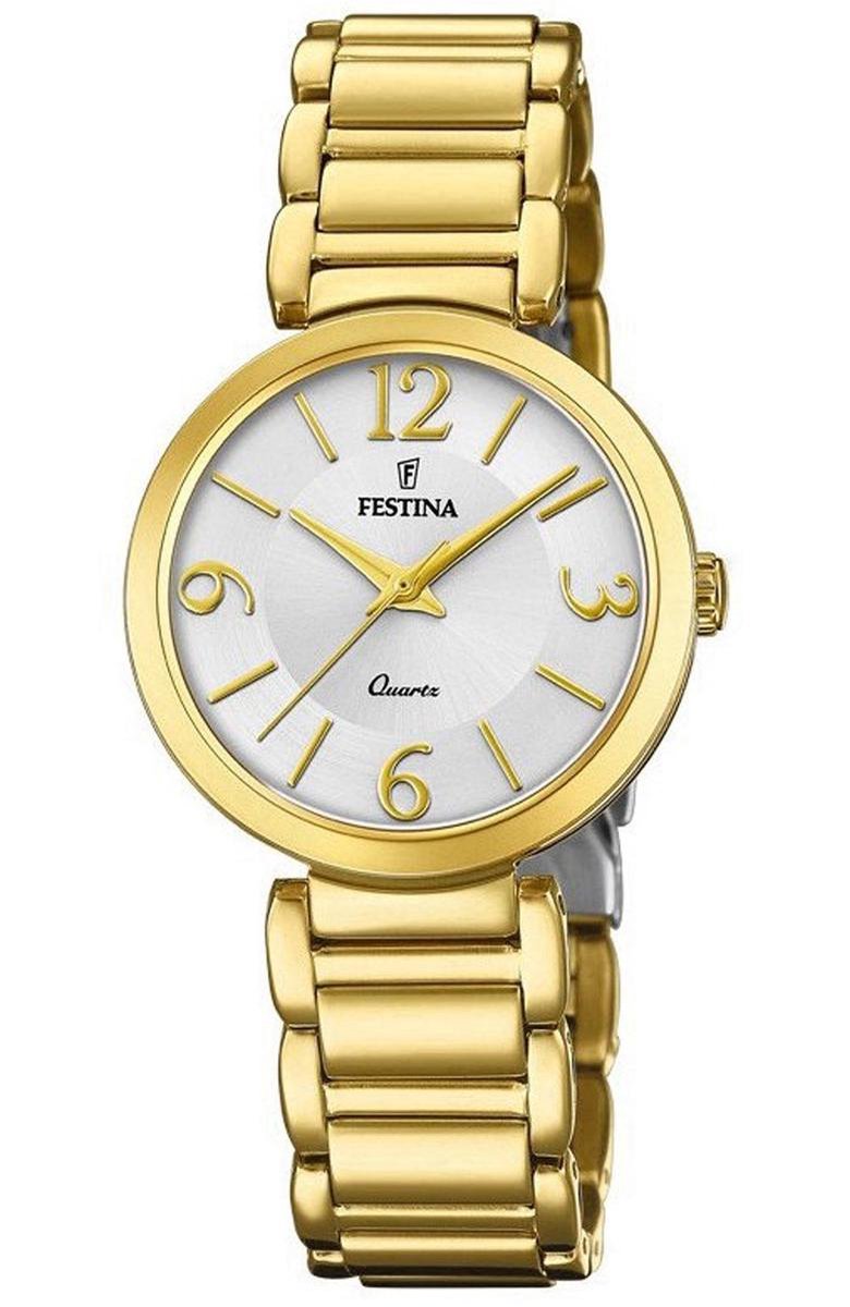 Festina F20214-1 Dames - Horloge - Staal - Goudkleurig - 30,5mm