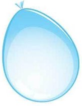 Ballonnen babyblauw (12,5cm, 100st)