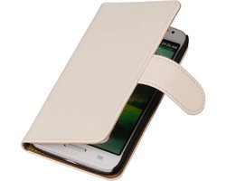 Nokia Lumia 630  Book Case Effen Wit Hoesje