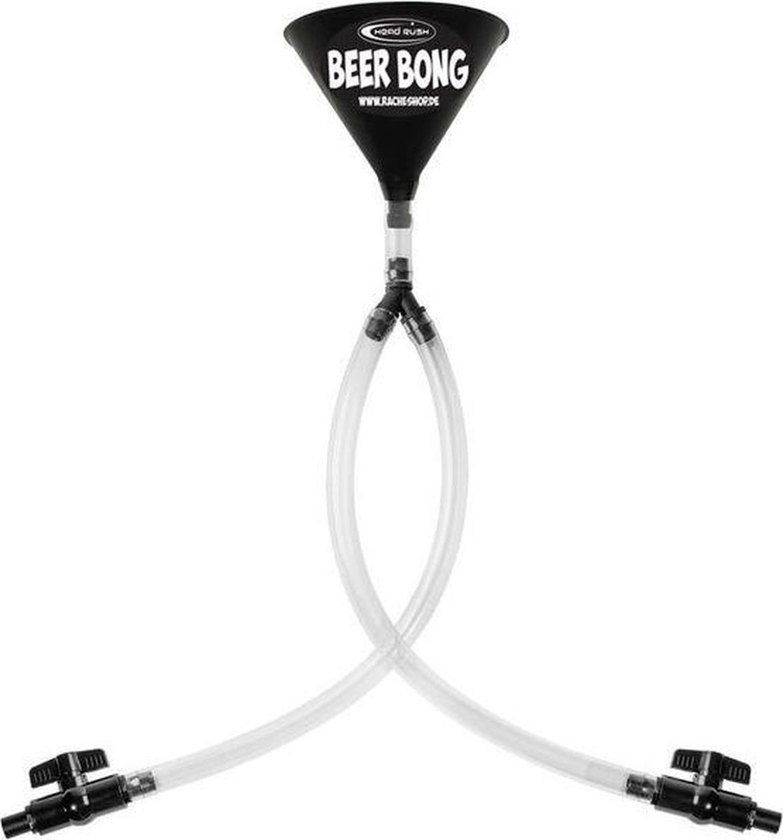 Headrush Beer bong® trechter voor 2 personen Feestdecoratievoorwerp