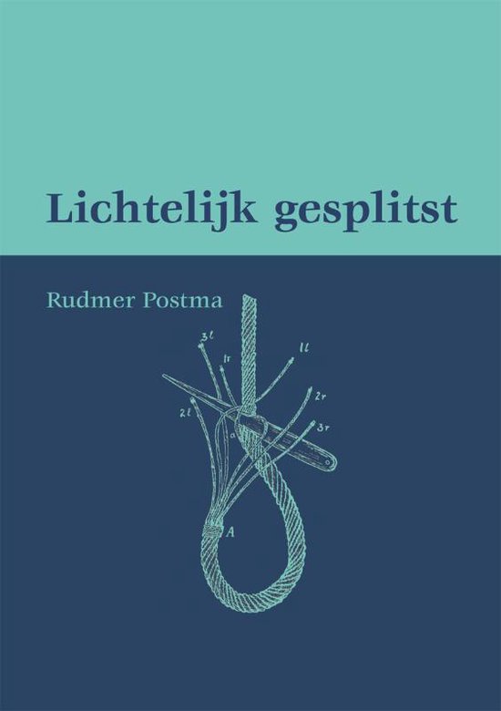 Cover van het boek 'Lichtelijk gesplitst' van Rudmer Postma