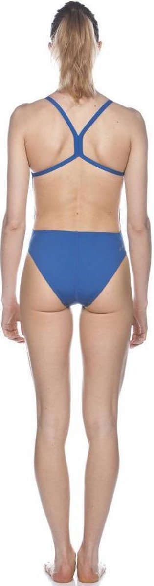 arena Solid Light Tech High One Piece Swimsuit Dames, royal - white 36 | US 32 — afbeelding 9