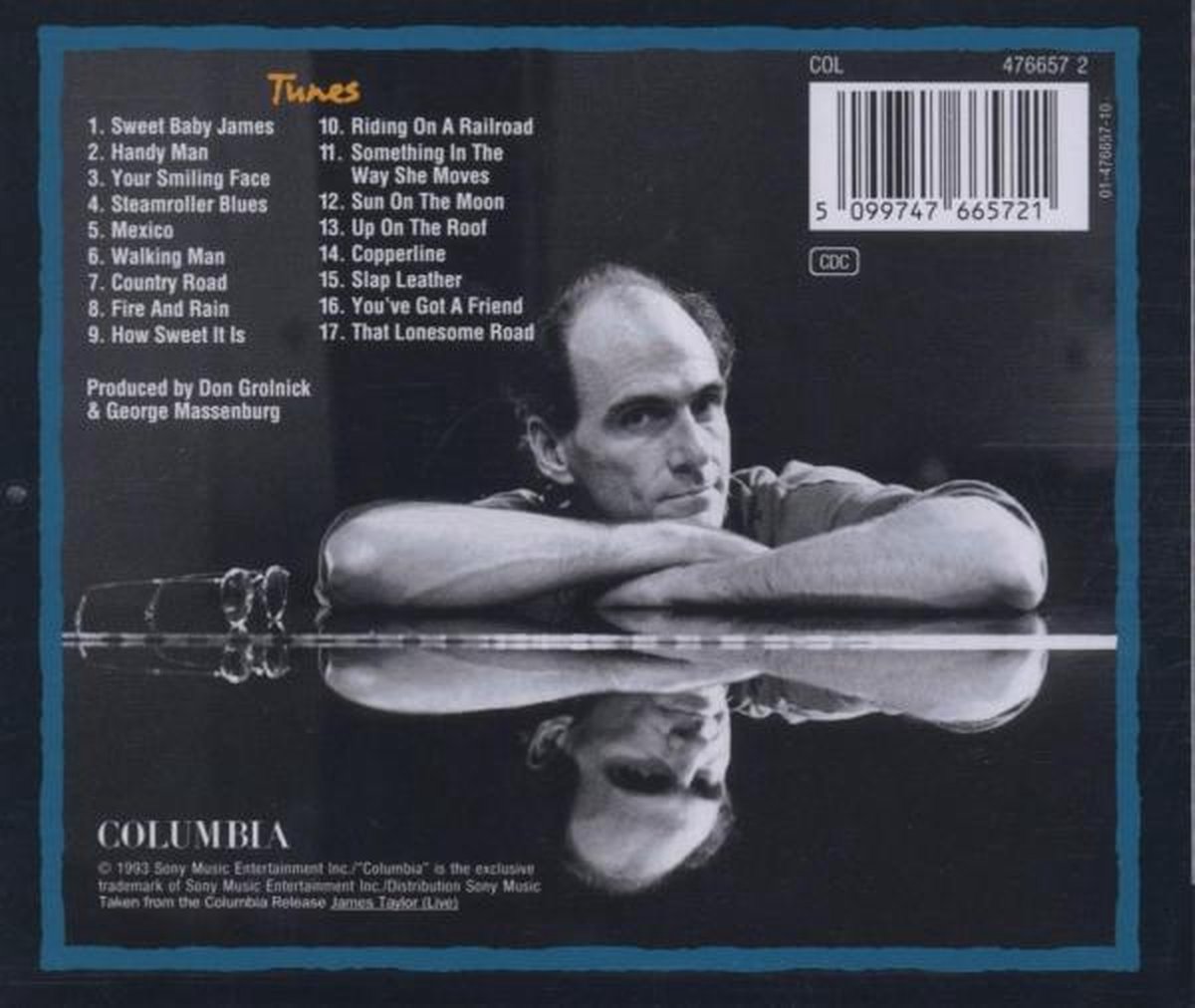 Best Live, James Taylor CD (album) Muziek
