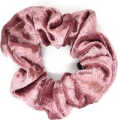 Scrunchie Velvet Elastiek - Roze - Haarproduct - Scrunchie - Elastiek