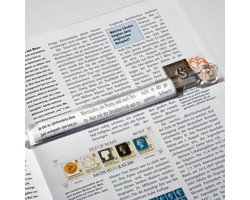 Leesliniaal met meetstreepjes