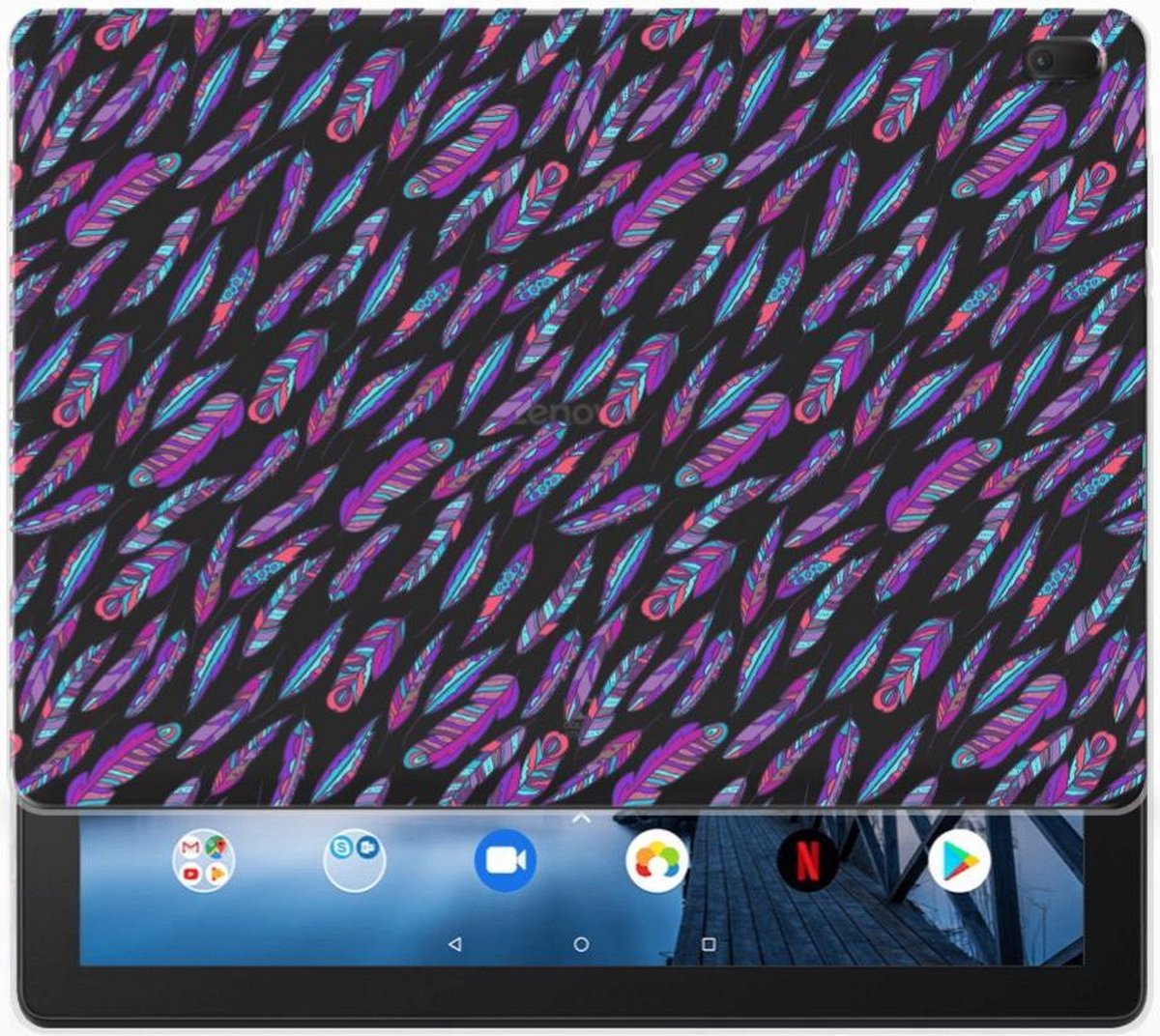 Lenovo Tab E10 Hippe Hoes Feathers Color