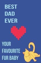 Best Fathers Day Dot Grid Notebook for Being the Best Cat Dad & to Note All the Other Impotant Stuff Like Looking After Your Fur Baby