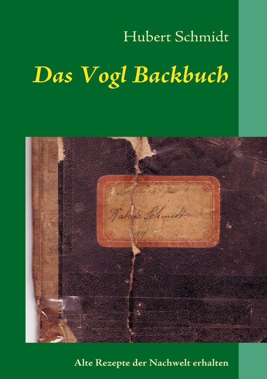 Das Vogl Backbuch - cover