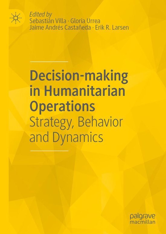 Business and Management (R0) - Decision-making in Humanitari ... - cover