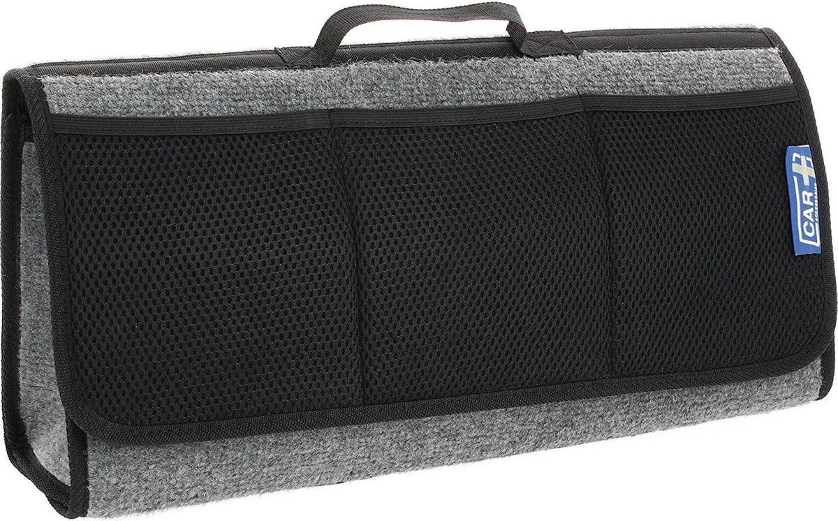 Car Plus Kofferbaktas 12,5 Liter Polyester Zwart/grijs