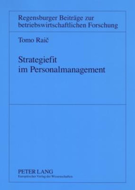 Strategiefit im Personalmanagement - cover
