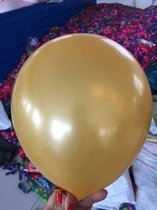 25 stuks Gouden parelmoer metallic ballon 30 cm hoge kwaliteit