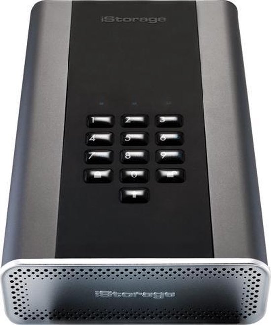 iStorage diskAshur DT2 - externe harde schijf - 8 TB - Cijfercode - Zwart - Grafiet van Merkloos — afbeelding 5