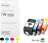 Improducts® Inkt cartridges - Alternatief Hp 934 XL 935 XL  934XL 935XL multi pack