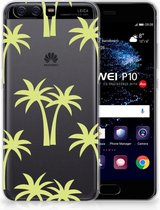 Huawei P10 Uniek TPU Hoesje Palmtrees