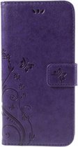 Étui Book Case Fleurs iPhone 6 / 6s - Violet