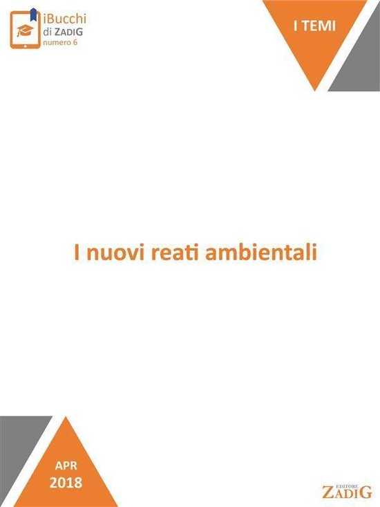 I nuovi reati ambientali - cover