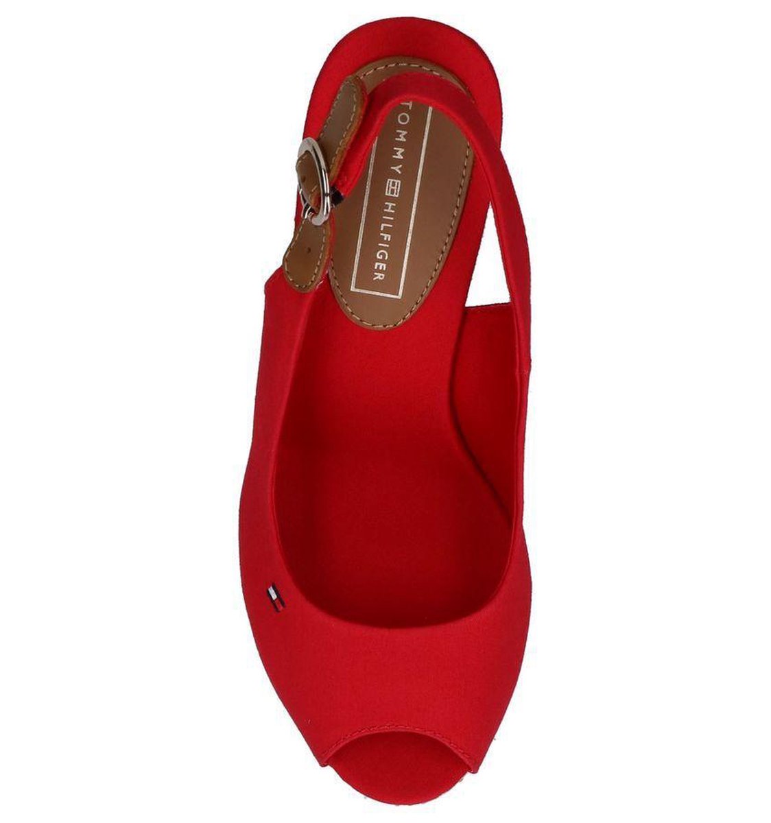 Rode Sandalen Tommy Hilfiger Iconic Elena | bol.com