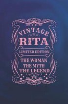 Vintage Rita Limited Edition the Woman the Myth the Legend